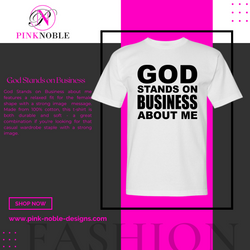 GOD stand on Business about Me (statement t-shirt)