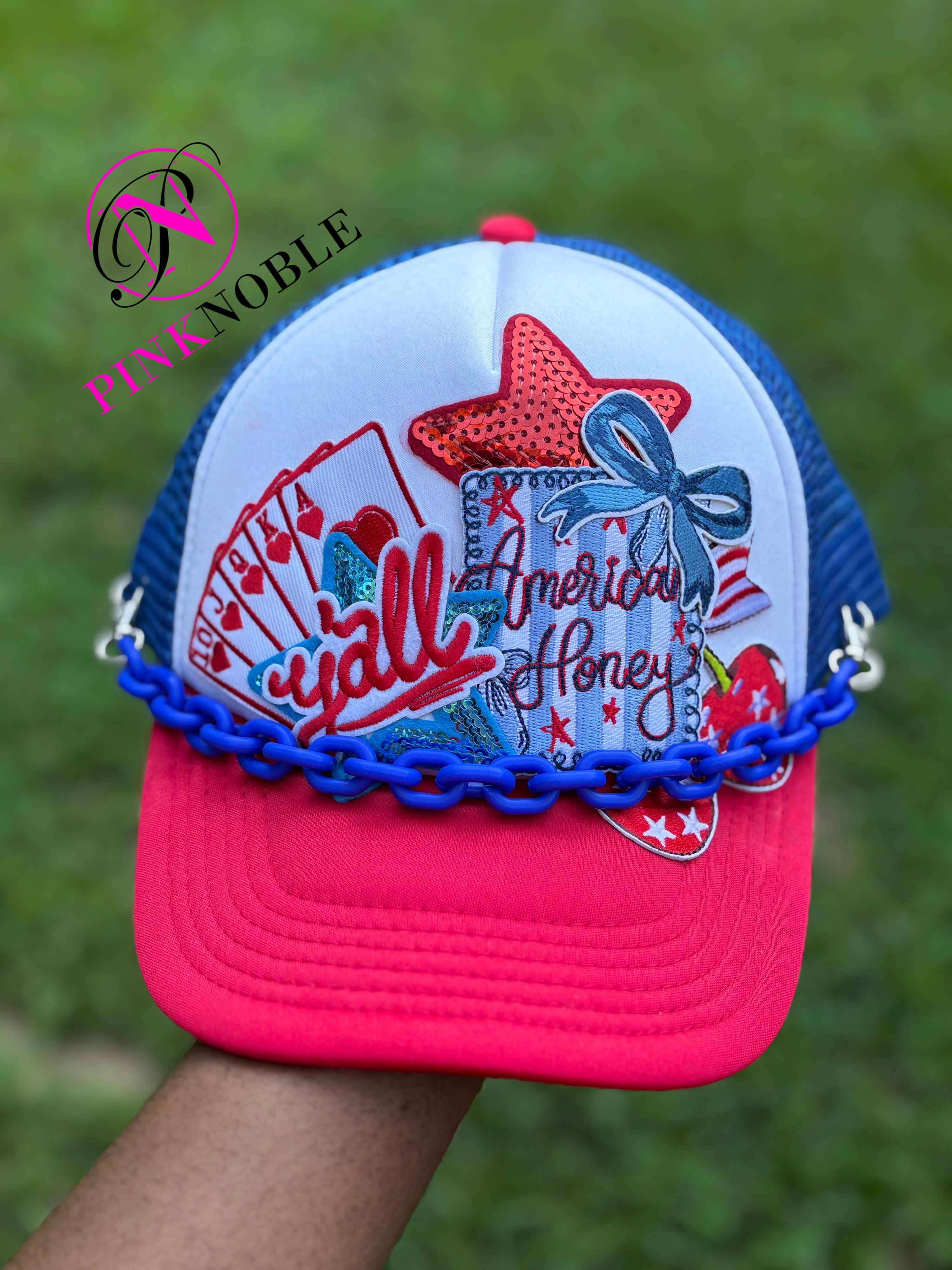 Red, White, and Blue junk cap
