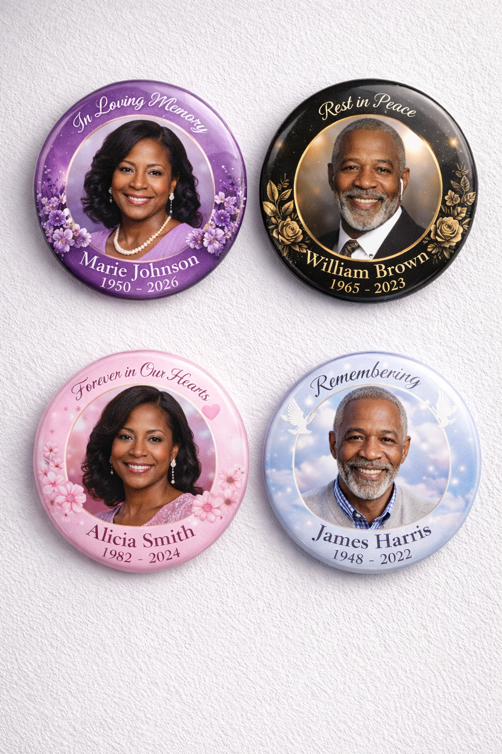 Custom Photo Buttons