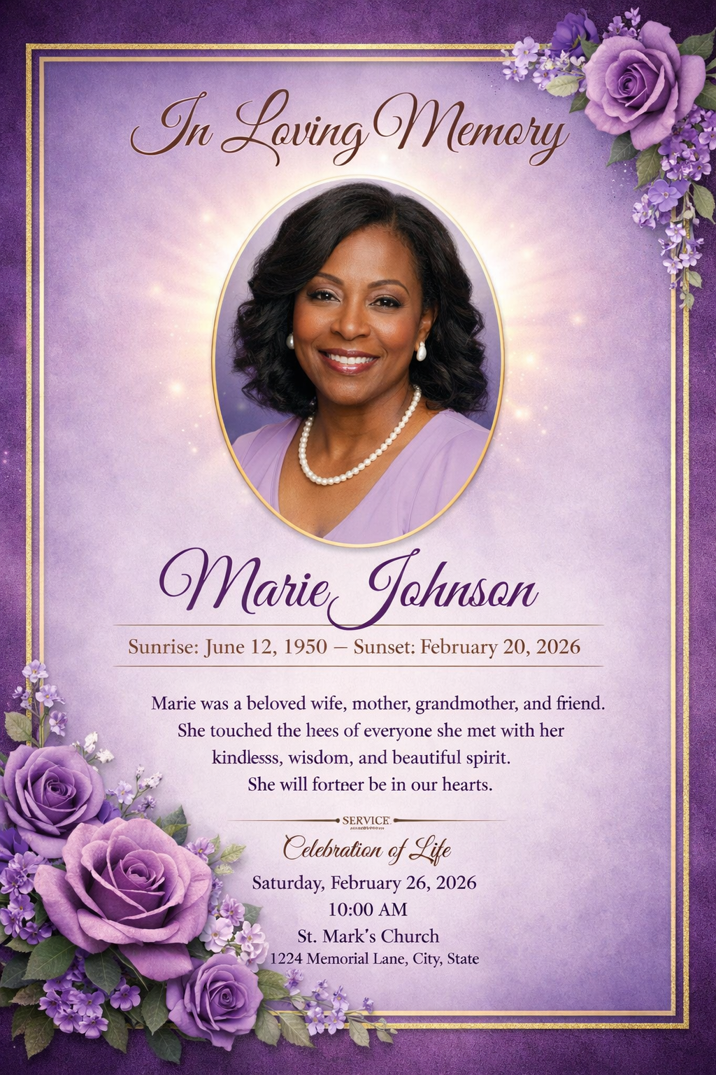 Premium Obituary Packaging