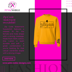 Zip Code Sweatshirt  (statement t-shirt)