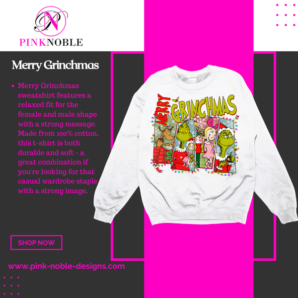 Merry Grinchmas Sweatshirt (statement t-shirt)