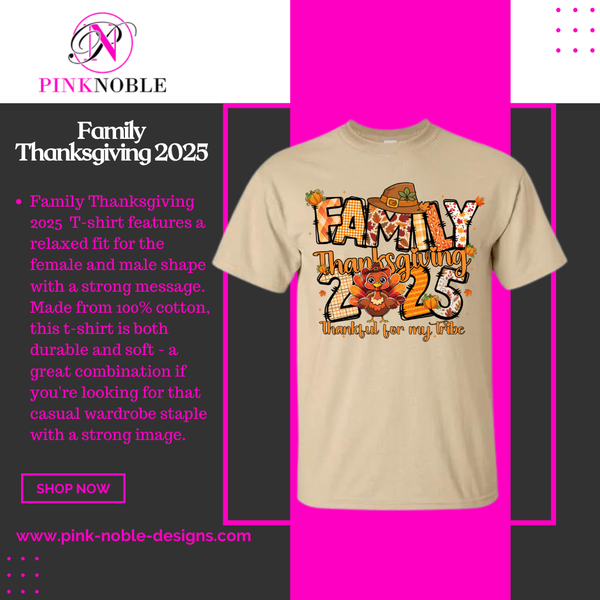 Family Thanksgiving 2025 (statement t-shirt)