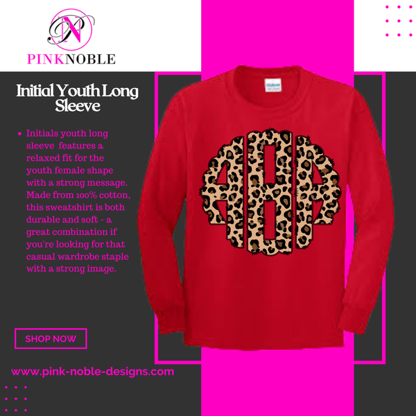 Youth Initials Long Sleeve (statement t-shirt)