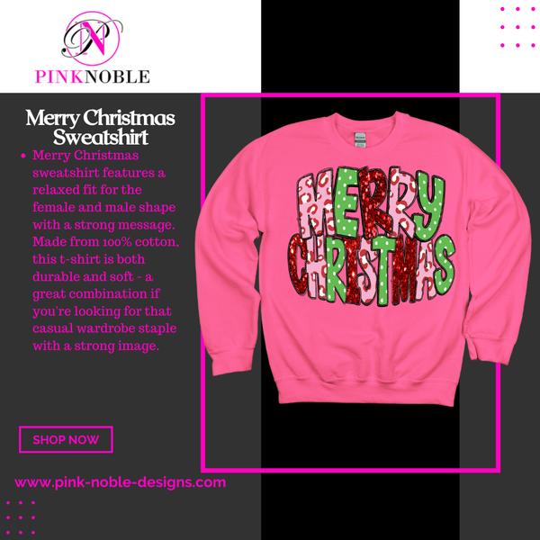 Merry Christmas 3 Sweatshirt (statement t-shirt)