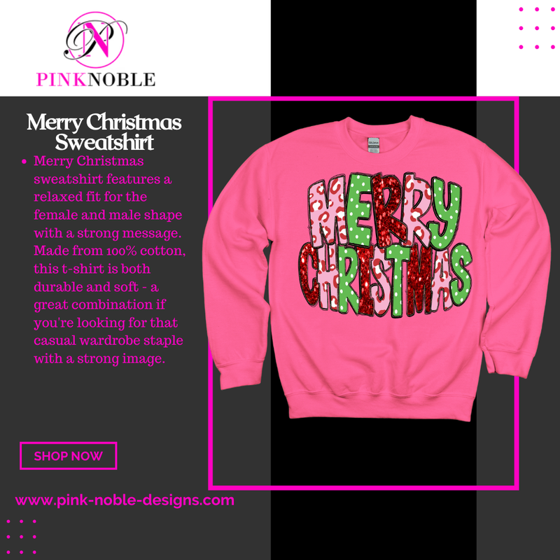 Merry Christmas 3 Sweatshirt (statement t-shirt)