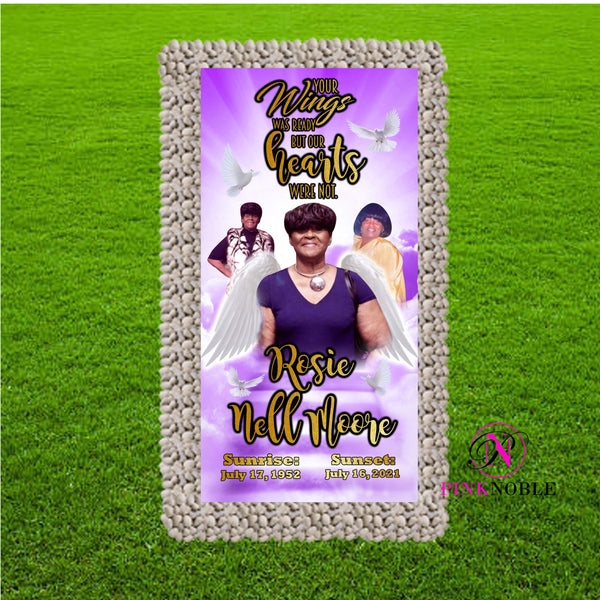 Custom Grave Blankets