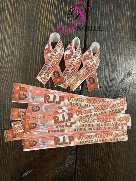 CUSTOM MEMORIAL RIBBON – PINKNOBLE