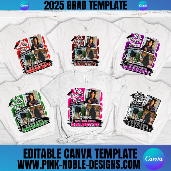 Proud Mom Graduation template (digital Design)